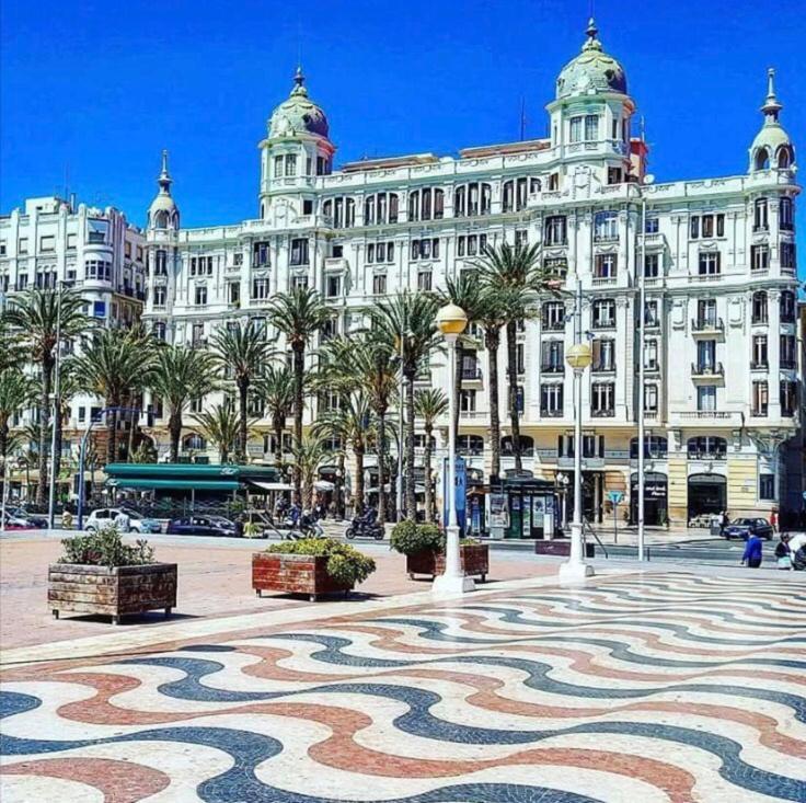 Alicante Centre ,Plage Et Quartier Anime,Wifi ,Climatisation Dış mekan fotoğraf